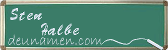 Sten Halbe Visitenkarte